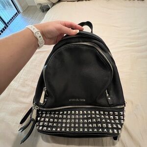 Michael Kors Studded Leather Backpack